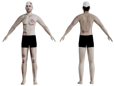 人体模特标本医疗器械3d模型 人体模特标本医疗器械