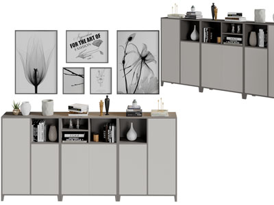 新中式玄关柜边柜