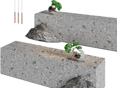 新中式前台接待台