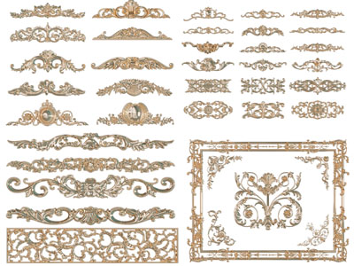 欧式雕花装饰构件