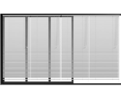 现代百叶拉帘3d模型 现代百叶拉帘