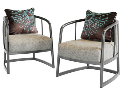 新中式带靠垫的休闲椅子