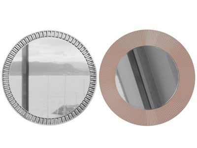 现代圆形装饰镜子墙饰挂件