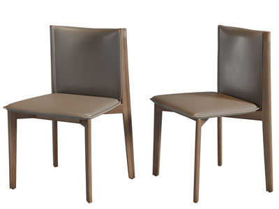 现代实木休闲椅子餐椅