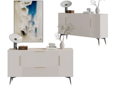 现代轻奢玄关柜边柜