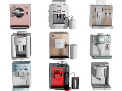 现代咖啡机厨房电器