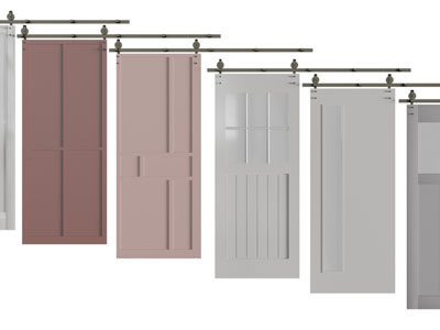 北欧谷仓门推拉门