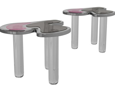 后现代茶几3d模型 后现代茶几