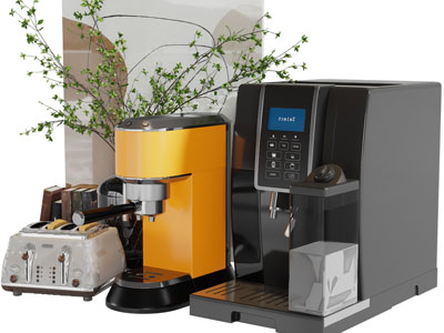 现代咖啡机厨房电器