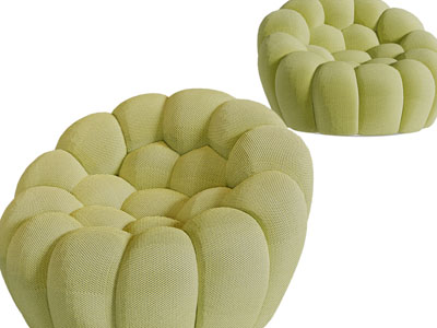 现代花朵造型的懒人沙发