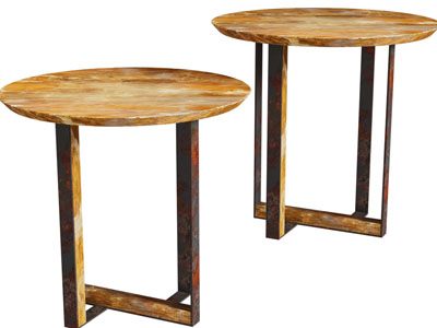 现代圆形茶几边几3d模型 现代圆形茶几边几