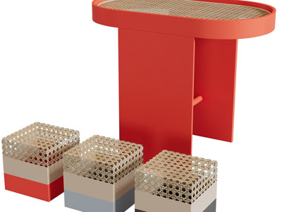 现代茶几3d模型 现代茶几