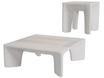 现代方形茶几3d模型 现代方形茶几