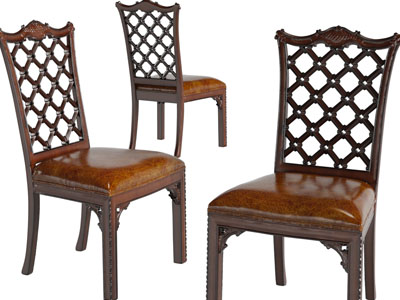 美式实木休闲椅子餐椅