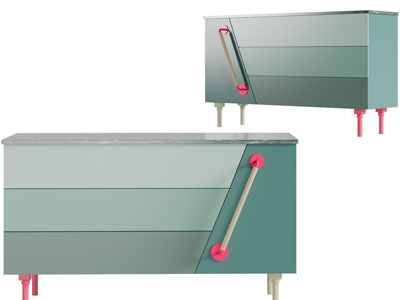 现代玄关柜边柜