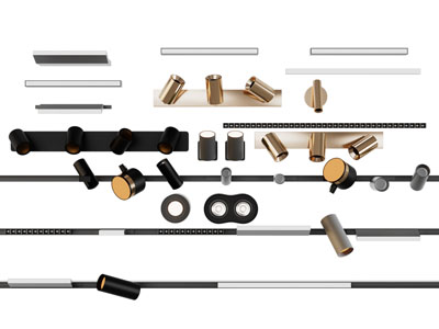 现代筒灯射灯轨道灯