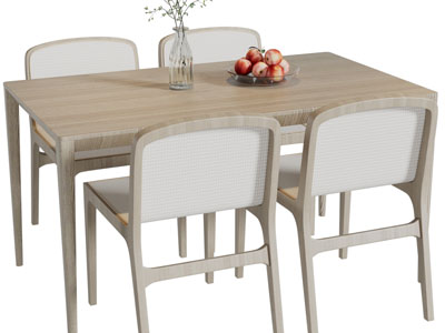 侘寂风餐桌椅组合