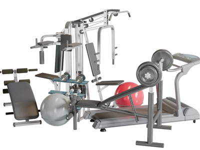 现代健身器材体育设备3d模型 现代健身器材体育设备