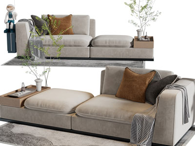 现代布艺贵妃椅美人榻