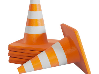 现代塑料交通路障公共设施3d模型 现代塑料交通路障公共设施