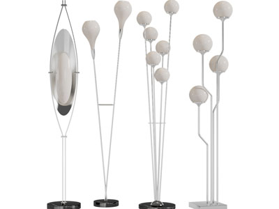 现代多头落地灯