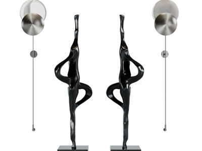 现代抽象雕塑雕刻壁灯