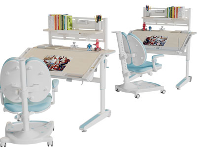现代儿童书桌椅组合