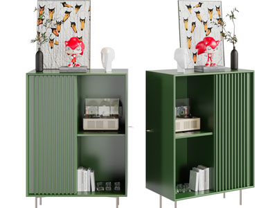 现代轻奢玄关柜边柜