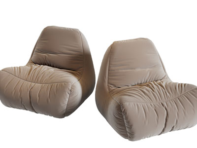 现代布艺懒人沙发