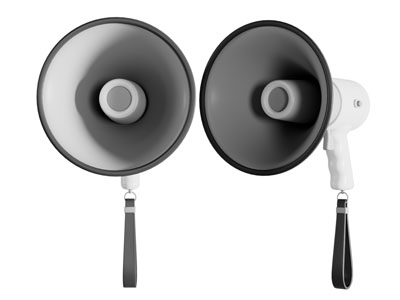 现代喇叭扩音器3d模型 现代喇叭扩音器