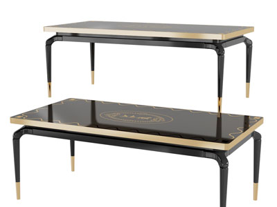 现代长方形茶几3d模型 现代长方形茶几