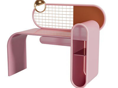 现代轻奢化妆梳妆台