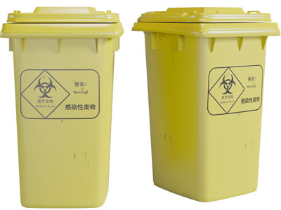 医疗废弃物垃圾桶3d模型 医疗废弃物垃圾桶
