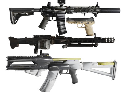 狙击枪手枪武器3d模型 狙击枪手枪武器