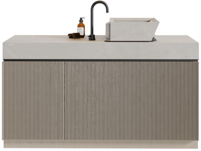 现代带水盆的吧台