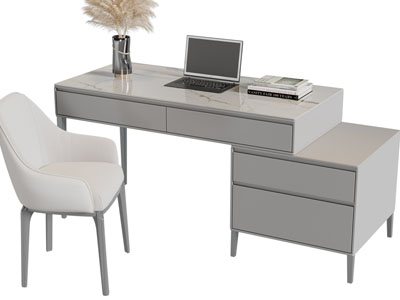 现代书桌椅组合