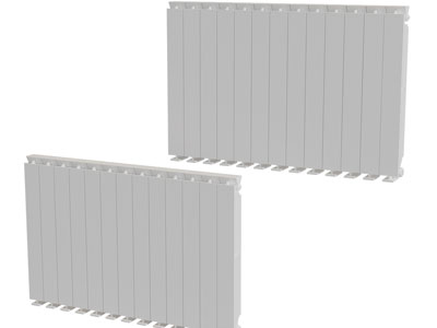 现代壁挂式暖气片3d模型 现代壁挂式暖气片