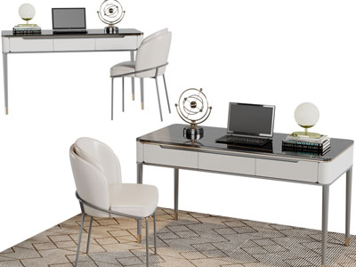 现代书桌椅组合