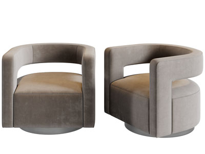 侘寂风单人沙发