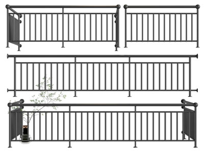 现代金属栏杆围栏