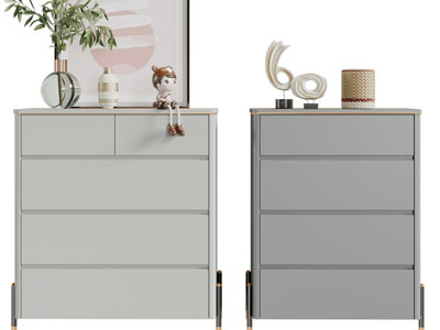 现代实木玄关柜边柜