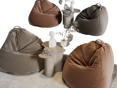 现代布艺懒人沙发