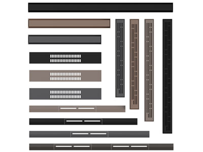现代长方形空调出风口3d模型 现代长方形空调出风口