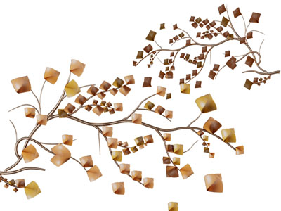 现代树枝墙饰挂件