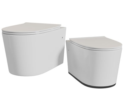 现代陶瓷马桶3d模型 现代陶瓷马桶