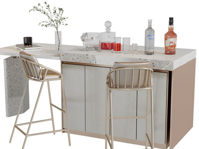 现代轻奢吧台吧椅