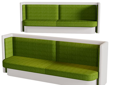 现代多人沙发3d模型 现代多人沙发