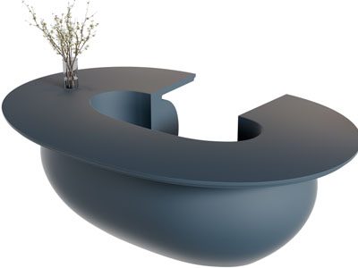 后现代前台接待台