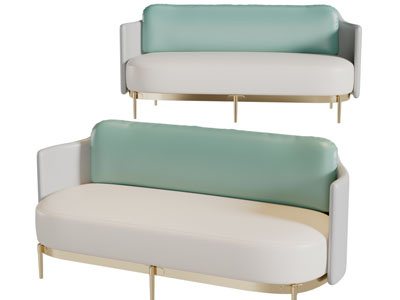 现代轻奢多人沙发3d模型 现代轻奢多人沙发