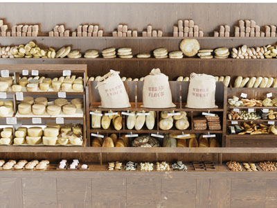 现代面包糕点货架展柜